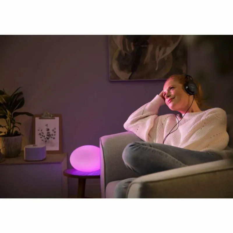 Luminaires Philips Lampe de table Philips Hue Flourish LED Blanc, 1 lumière, Changeur de couleurs