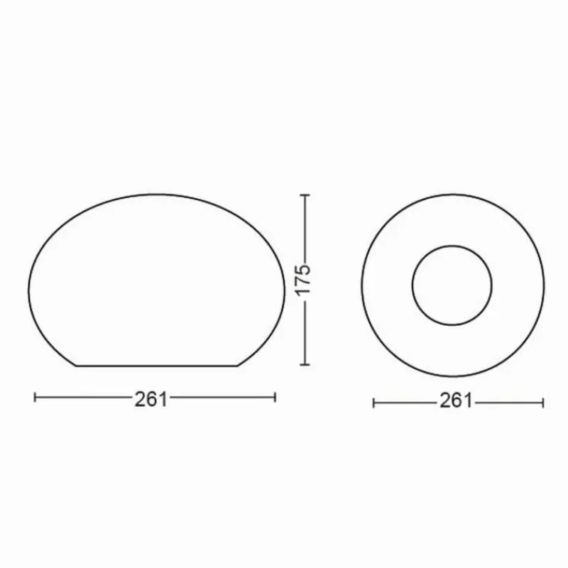 Luminaires Philips Lampe de table Philips Hue Flourish LED Blanc, 1 lumière, Changeur de couleurs