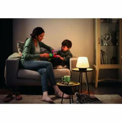 Luminaires Philips Lampe de table Philips Hue Wellness LED Noir, Blanc, 1 lumière, Télécommandes