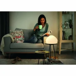 Luminaires Philips Lampe de table Philips Hue Wellner LED Blanc, 1 lumière, Télécommandes