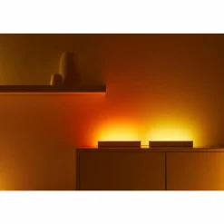 Luminaires Philips Lampe de table Philips WiZ LightBar LED Blanc, 1 lumière, Changeur de couleurs