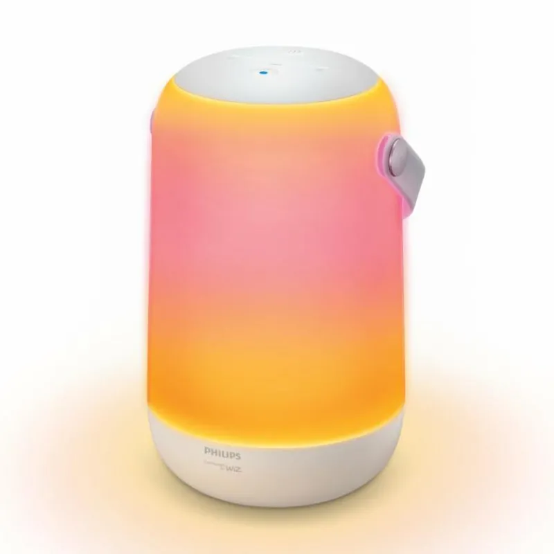 Luminaires Philips Lampe de table Philips WiZ Portable LED Blanc, 1 lumière, Changeur de couleurs