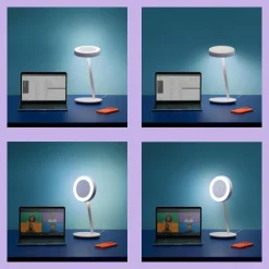 Luminaires Philips Lampe de table Philips WiZ Office LED Blanc, 1 lumière