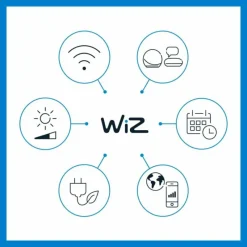 Luminaires Philips Lampe de table Philips WiZ Office LED Blanc, 1 lumière