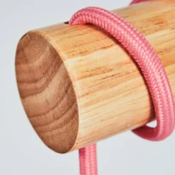 Lampes Vintages & Rétros-hofstein Lampe de table Picmy Écru, Rose, 1 lumière