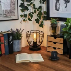 Luminaires Scandinaves-hofstein Lampe de table Piment Noir, 1 lumière