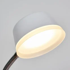 hofstein Lampe de table Pineda LED Chrome, Blanc, 1 lumière