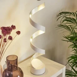 hofstein Lampe de table Pitasch LED Blanc, 1 lumière