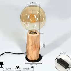 Luminaires Scandinaves-hofstein Lampe de table Pozos, 1 lumière