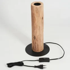 Lampes Vintages & Rétros-hofstein Lampe de table Pozos Écru, Noir, 1 lumière