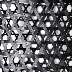 Style Boho-Chic-hofstein Lampe de table Quinto Noir, 1 lumière