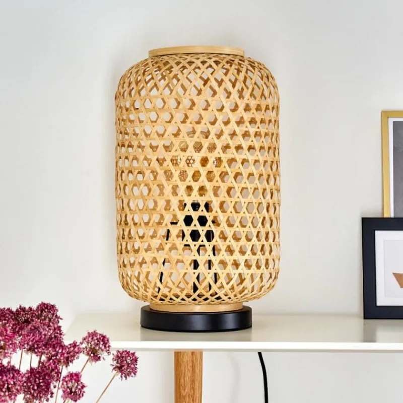 Luminaires Scandinaves-hofstein Lampe de table Quinto Noir, 1 lumière