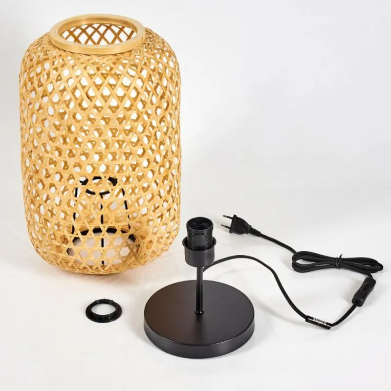 Luminaires Scandinaves-hofstein Lampe de table Quinto Noir, 1 lumière