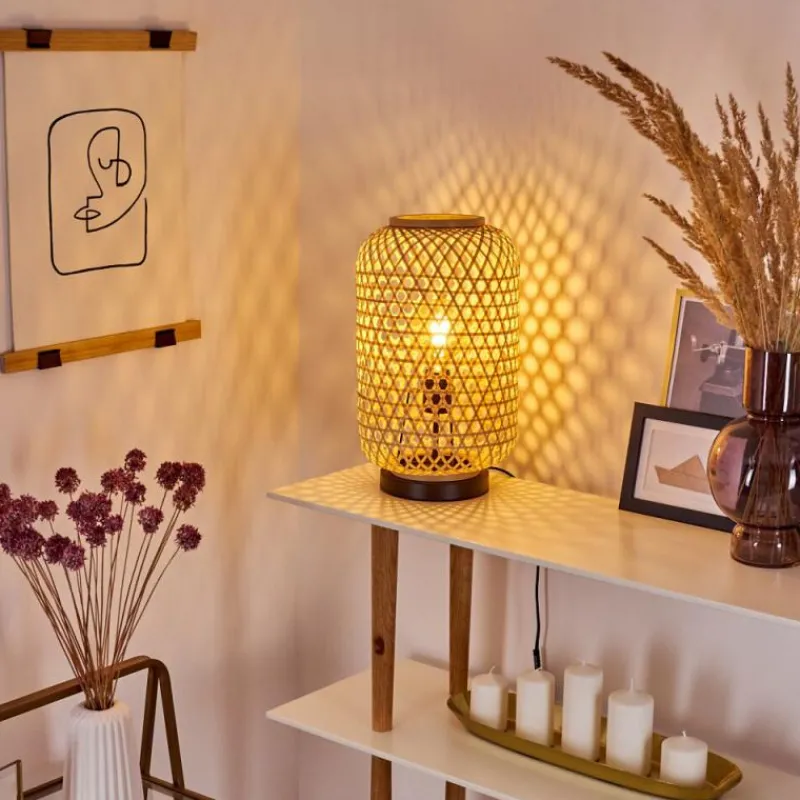 Luminaires Scandinaves-hofstein Lampe de table Quinto Noir, 1 lumière