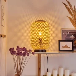 Luminaires Scandinaves-hofstein Lampe de table Quinto Noir, 1 lumière