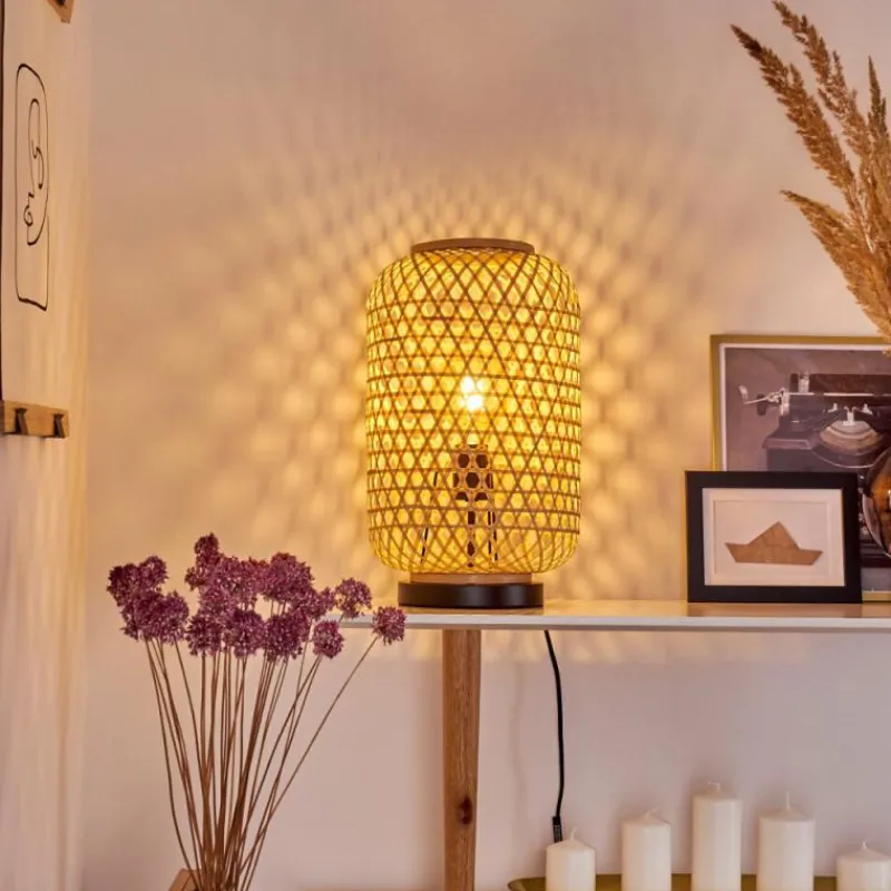 Luminaires Scandinaves-hofstein Lampe de table Quinto Noir, 1 lumière