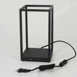 hofstein Lampe de table Ranquile LED Noir, 2 lumières