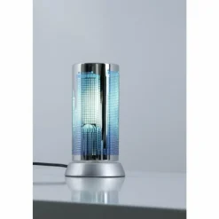 Luminaires Reality Lampe de table Reality Bleu, Chrome, 1 lumière