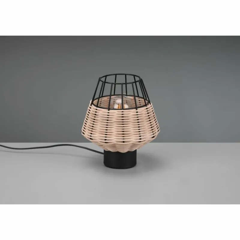 Luminaires Reality Lampe de table Reality Borka Noir, 1 lumière* Lampes À Poser