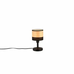 Lampes En Bois-Luminaires Reality Lampe de table Reality BOLZANO Noir, 1 lumière
