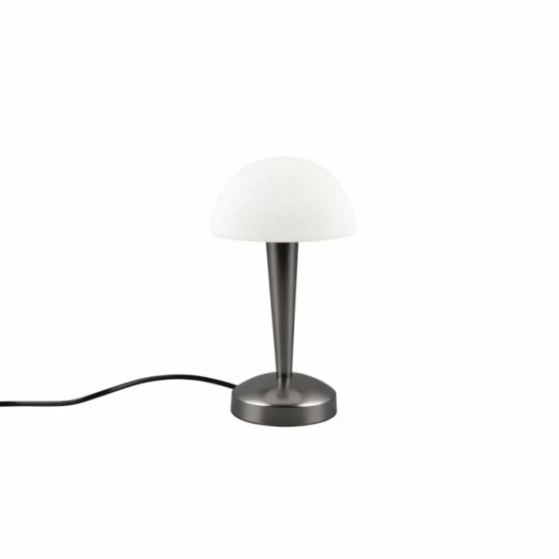 Luminaires Reality Lampe de table Reality CANARIA LED Chrome, Noir, 1 lumière