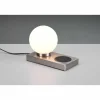 Luminaires Reality Lampe de table Reality Chloe Nickel mat, 1 lumière