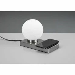 Luminaires Reality Lampe de table Reality Chloe Nickel mat, 1 lumière