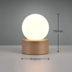 Luminaires Reality Lampe de table Reality Countess Brun, 1 lumière