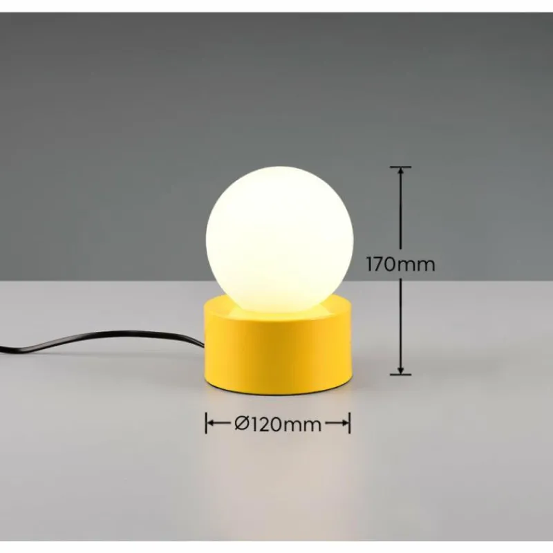 Luminaires Reality Lampe de table Reality COUNTESS Jaune, 1 lumière