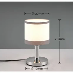 Luminaires Reality Lampe de table Reality DAVOS Chrome, 1 lumière* Lampes À Poser