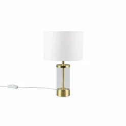 Lampes En Tissu-Luminaires Reality Lampe de table Reality GRAZIA Laiton, 1 lumière