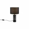 Lampes En Tissu-Luminaires Reality Lampe de table Reality GRAZIA Noir, 1 lumière