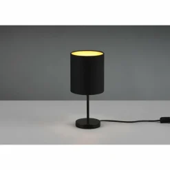 Lampes En Tissu-Luminaires Reality Lampe de table Reality JERRY Noir, 1 lumière