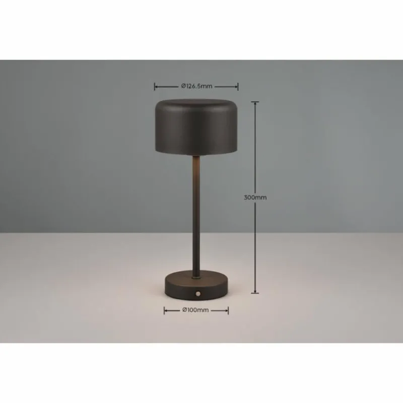 Luminaires Reality Lampe de table Reality JEFF LED Noir, 1 lumière* Éclairage Led