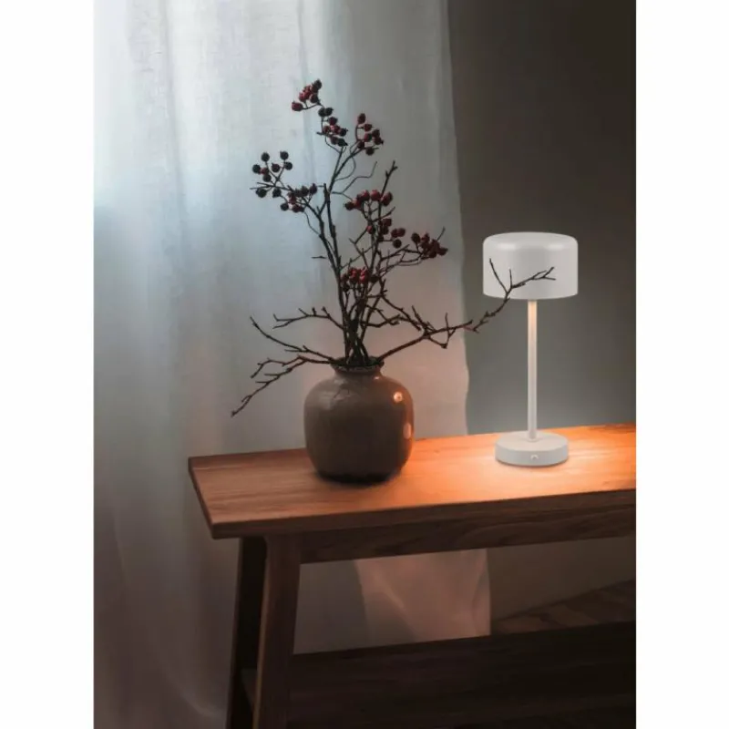 Luminaires Reality Lampe de table Reality JEFF LED Gris, 1 lumière* Éclairage Led