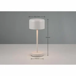 Luminaires Reality Lampe de table Reality JEFF LED Gris, 1 lumière* Éclairage Led