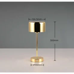 Luminaires Reality Lampe de table Reality JEFF LED Laiton, 1 lumière* Éclairage Led