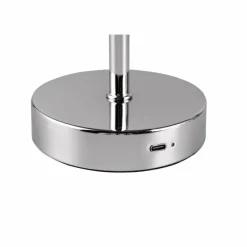 Luminaires Reality Lampe de table Reality JEFF LED Chrome, 1 lumière* Éclairage Led