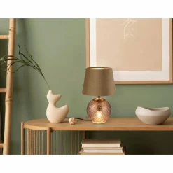 Luminaires Reality Lampe de table Reality Jonna Ambre, 2 lumières