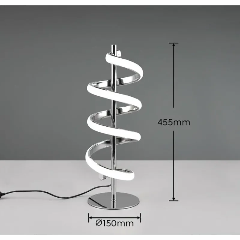 Luminaires Reality Lampe de table Reality LAOLA LED Chrome, 1 lumière* Lampes À Poser