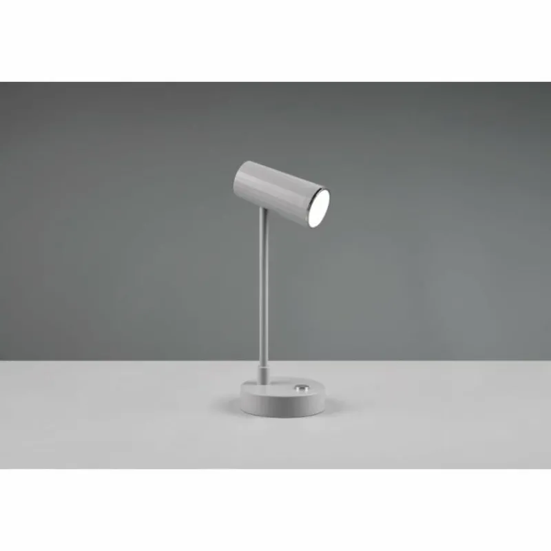 Luminaires Reality Lampe de table Reality Lenny LED Gris, 1 lumière* Lampes À Poser