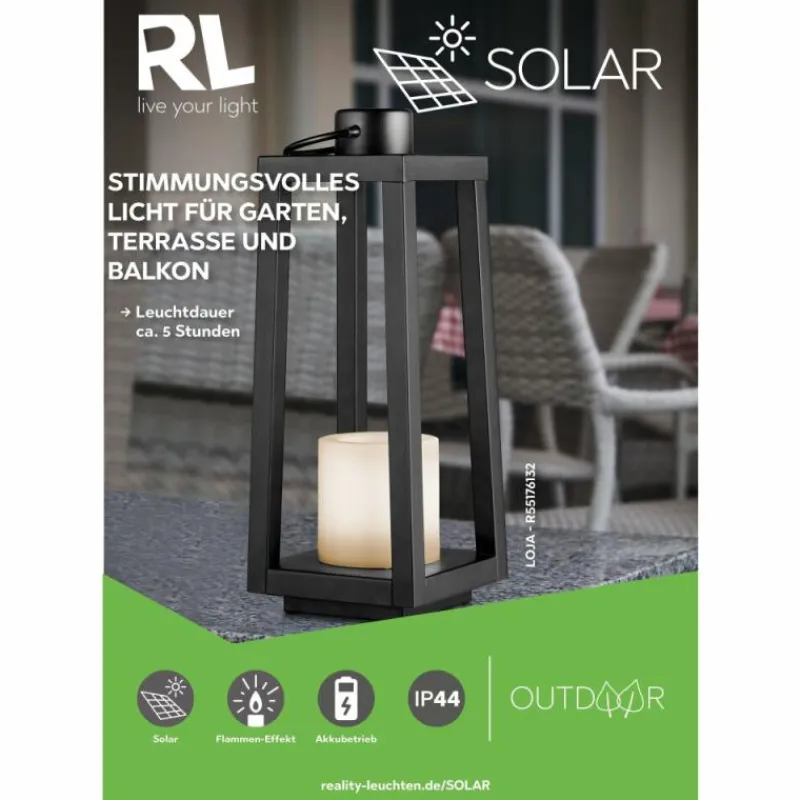 Luminaires Reality Lampe de table Reality Loja LED Noir, 1 lumière