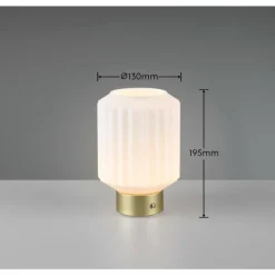 Luminaires Reality Lampe de table Reality LORD LED Laiton, 1 lumière