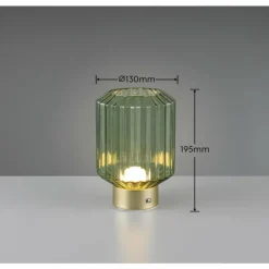 Luminaires Reality Lampe de table Reality LORD LED Laiton, 1 lumière