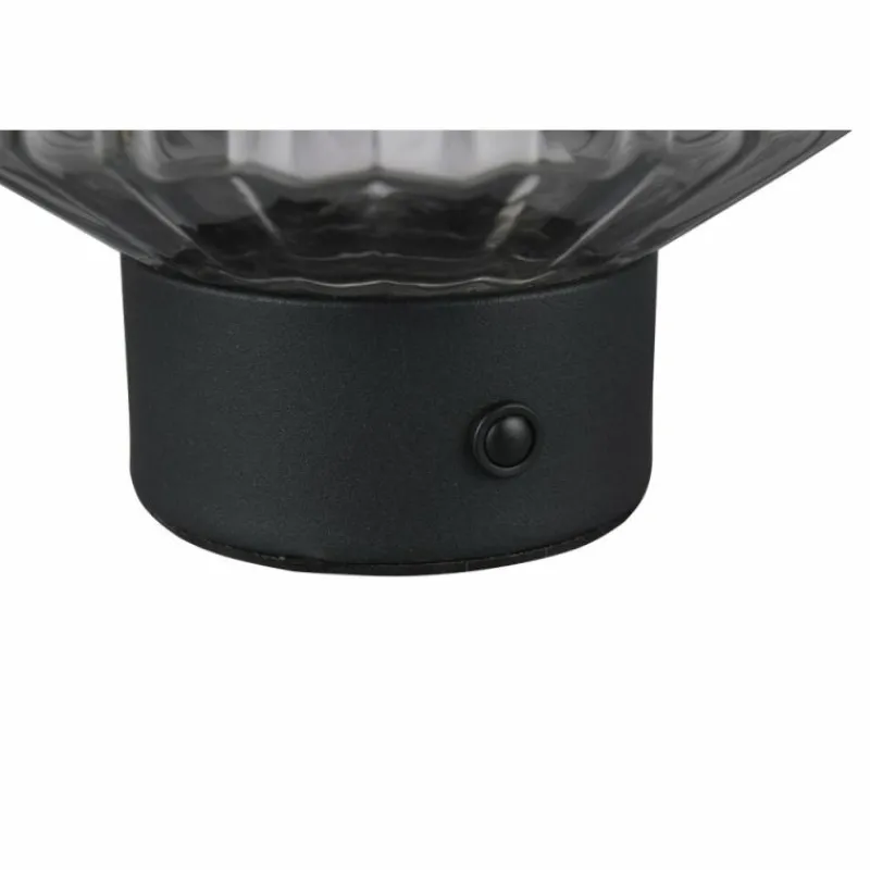 Suspension Verre Fumé-Luminaires Reality Lampe de table Reality LORD LED Noir, 1 lumière