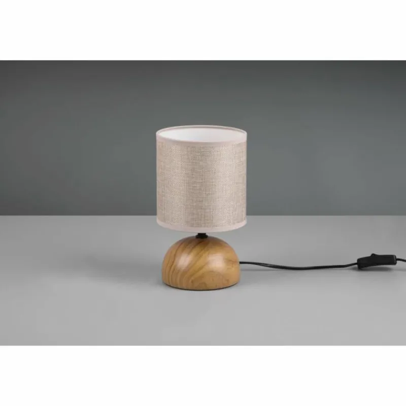 Lampes En Tissu-Luminaires Reality Lampe de table Reality LUCI Couleur bois, 1 lumière