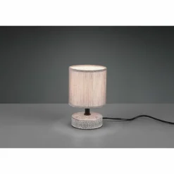 Lampes En Tissu-Luminaires Reality Lampe de table Reality Marie LED Brun, 1 lumière