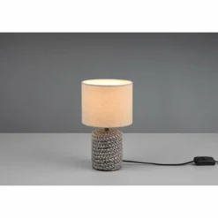 Lampes En Tissu-Luminaires Reality Lampe de table Reality Mala Brun, 1 lumière
