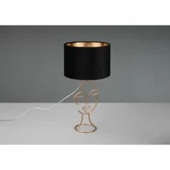 Lampes En Tissu-Luminaires Reality Lampe de table Reality Mary Or, 1 lumière