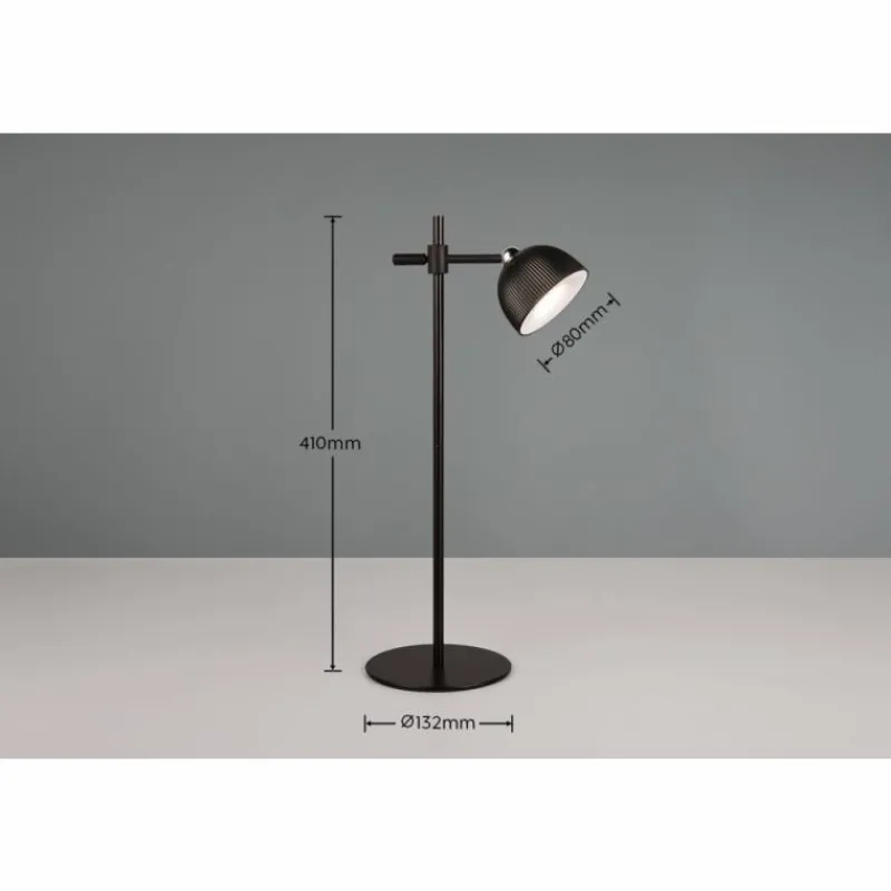 Luminaires Reality Lampe de table Reality MAXIMA LED Noir, 1 lumière* Éclairage Led